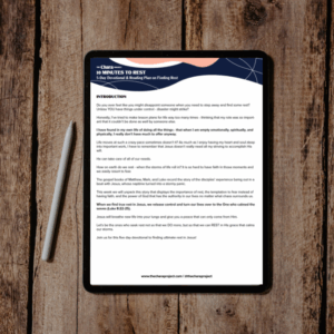 10 Minutes to Rest Bible Devotional