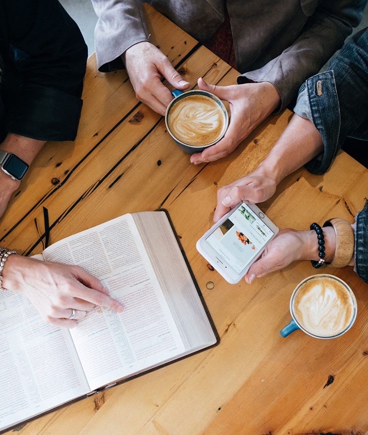 People at a Group Bible Study