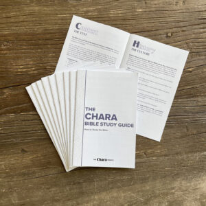 The Chara Project Bible Study Guide stack of 10