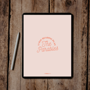 13-Day Parables Devotional & Reading Plan (DIGITAL/PRINTABLE)