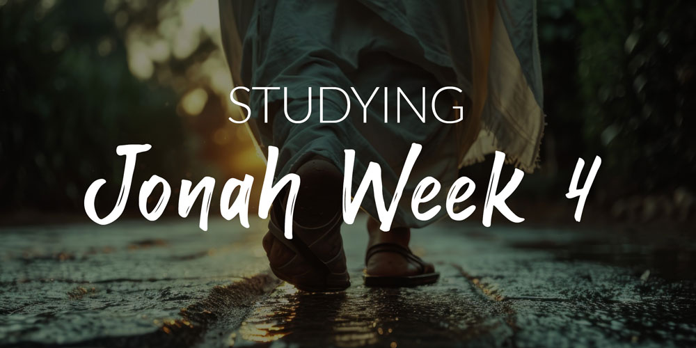 Studying Jonah Week 4 Bible Study